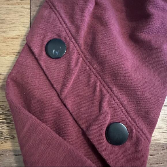 CABI Women's Burgundy Training Jacket, French Knit, Burgundy, Full Zip, Small - Picture 8 of 16